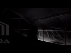 Парник светомаскировки лишения света Одно-пяди черно-белого фильма пластиковый покрывая