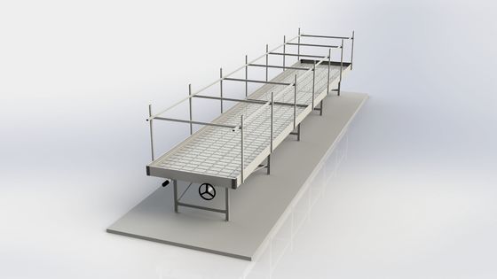 Современная алюминиевая таблица подачи отлива парника с клапаном подноса стока
